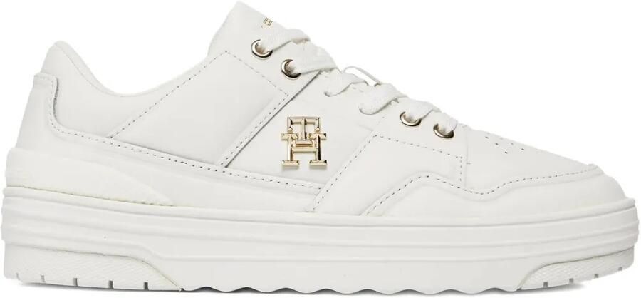 Tommy Hilfiger Sneakers met vlakken Wit