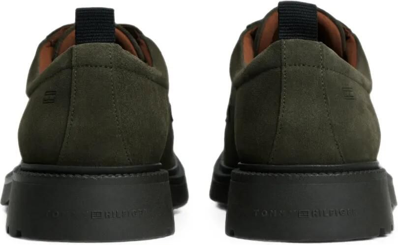 Tommy Hilfiger Suède derby schoenen Groen - Foto 3