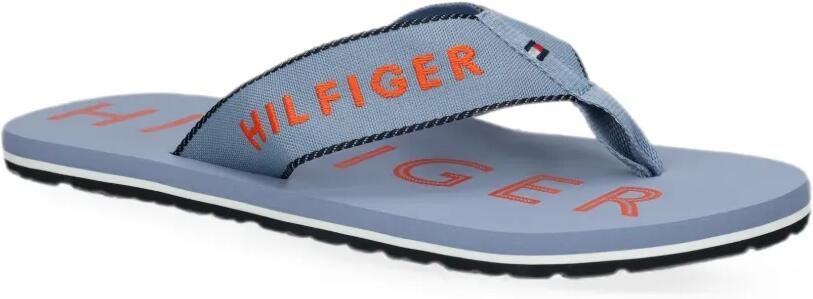 Tommy Hilfiger Teenslippers met geborduurd logo Blauw - Foto 4