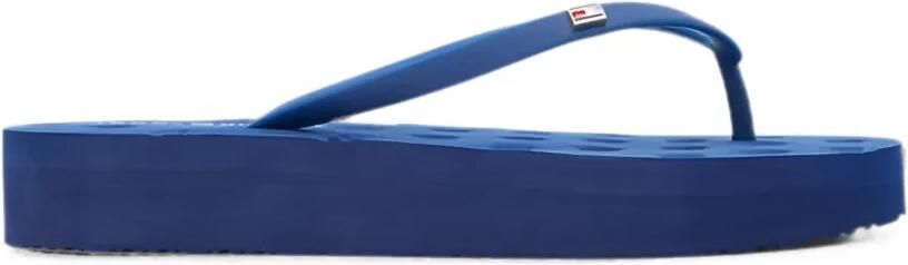 Tommy Hilfiger Teenslippers met logoprint Blauw