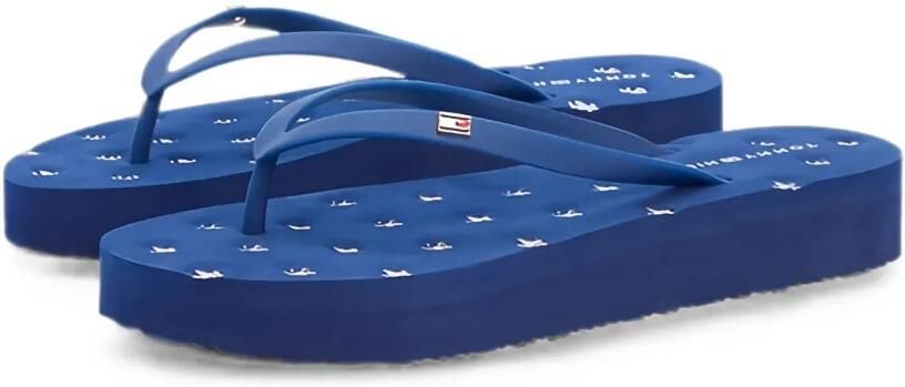 Tommy Hilfiger Teenslippers met logoprint Blauw - Foto 4