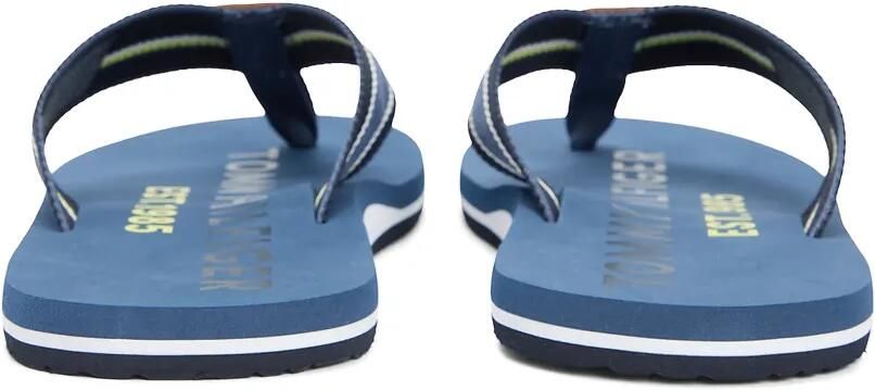 Tommy Hilfiger Teenslippers met logoprint Blauw - Foto 4