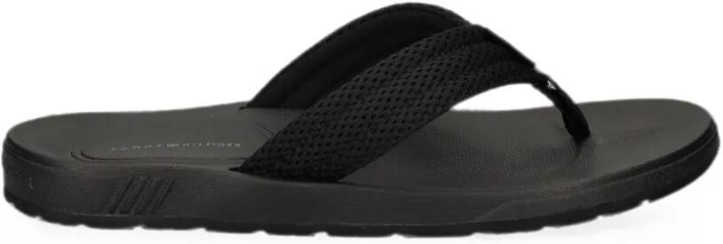 Tommy Hilfiger Teenslippers met mesh band Zwart