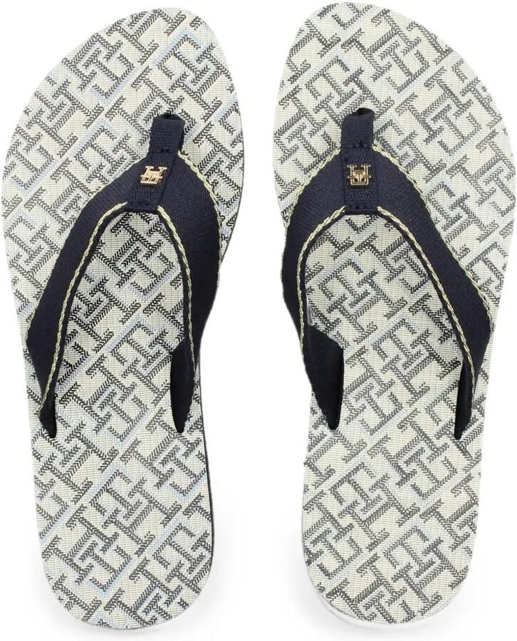 Tommy Hilfiger Teenslippers met plateauzool Blauw - Foto 2