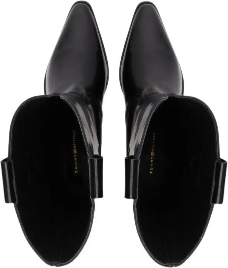 Tommy Hilfiger TH Monogram leather cowboy boots Zwart - Foto 2