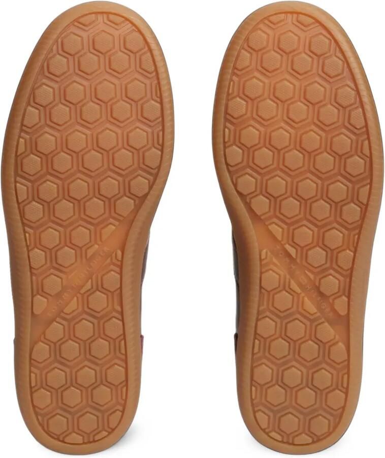 Tommy Hilfiger TH Tribeca leren sneakers Rood - Foto 2
