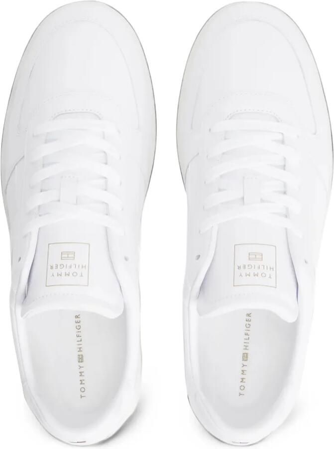 Tommy Hilfiger TH Tribeca leather sneakers Wit - Foto 3