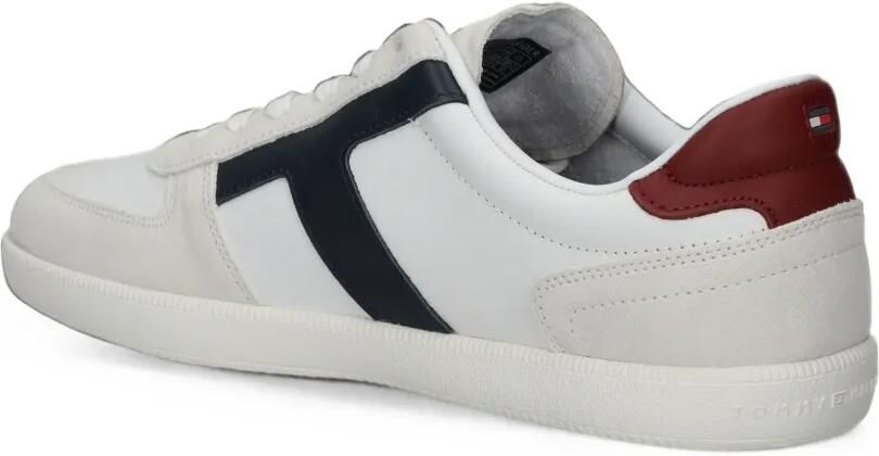 Tommy Hilfiger TH Tribeca leren sneakers Wit - Foto 4