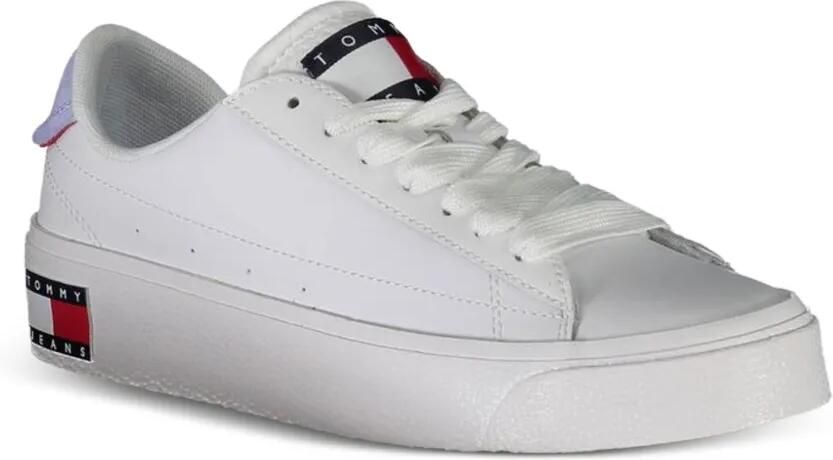 Tommy Hilfiger Tommy Jeans sneakers met plateauzool Wit - Foto 2