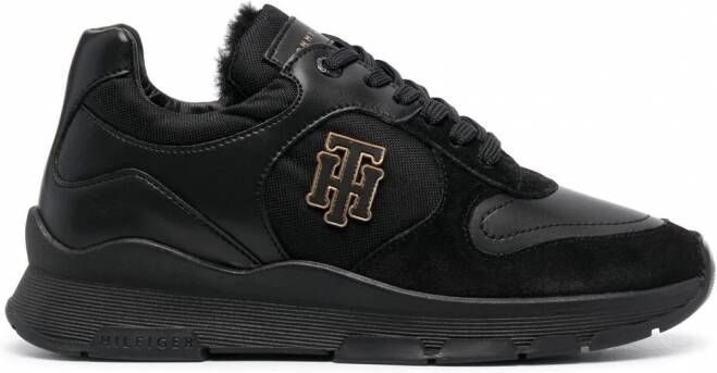 Tommy Hilfiger Sneakers met logopatch Zwart