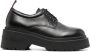 Tommy Jeans Leren Oxford schoenen Zwart - Thumbnail 1