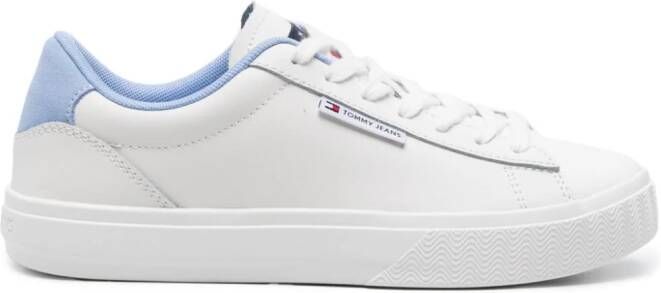 Tommy Jeans Cupsole leren sneakers Wit