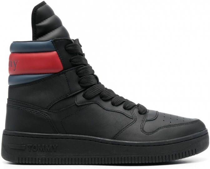 Tommy Jeans High-top sneakers Zwart