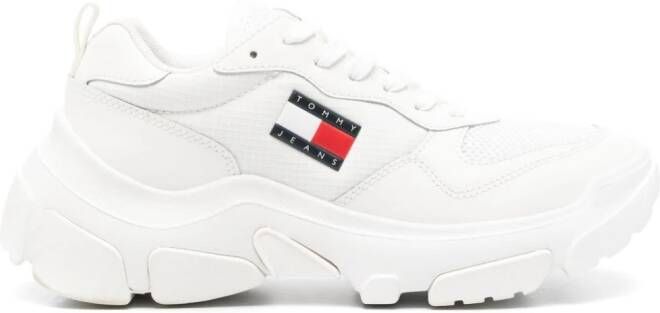 Tommy Jeans Sneakers met logo-applicatie Wit