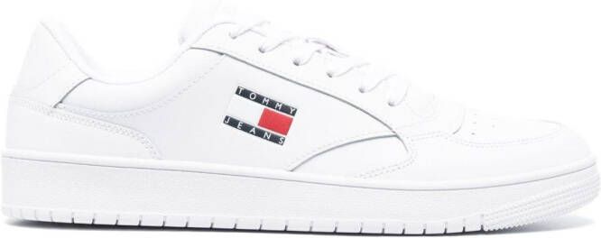 Tommy Jeans Sneakers met logoprint Wit