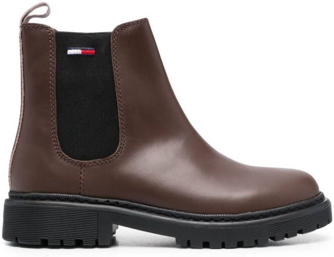 Tommy Jeans Slip-on enkellaarzen Bruin