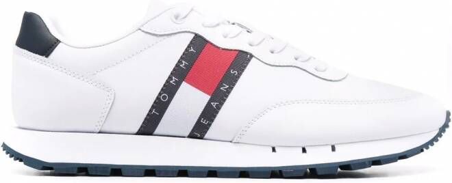 Tommy Jeans Sneakers met logoprint Wit