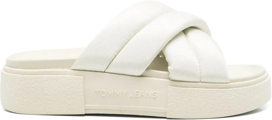 Tommy Jeans 40 mm sandalen met plateauzool Beige
