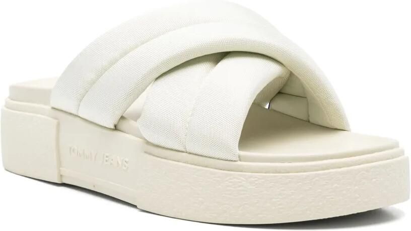 Tommy Jeans 40 mm sandalen met plateauzool Beige - Foto 3