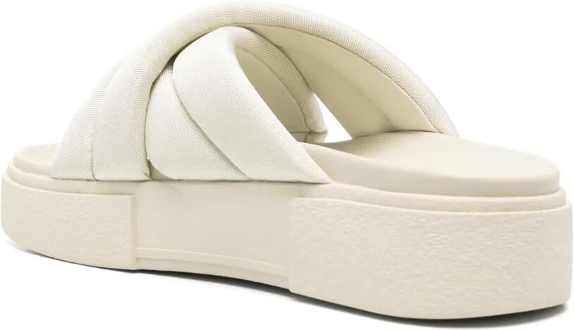 Tommy Jeans 40 mm sandalen met plateauzool Beige - Foto 2