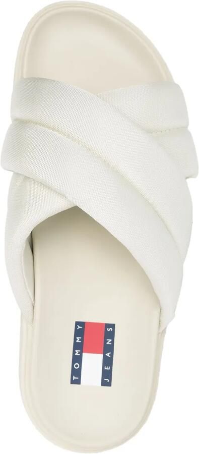 Tommy Jeans 40 mm sandalen met plateauzool Beige - Foto 4