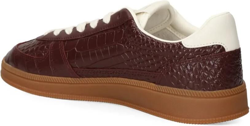 Tommy Jeans Low-top sneakers met krokodillen-reliëf Rood - Foto 4
