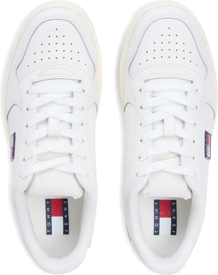 Tommy Jeans Geperforeerde sneakers met logopatch Wit - Foto 3