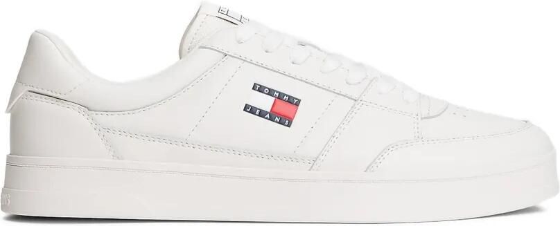 Tommy Jeans Greenwich sneakers met geperforeerde neus Wit
