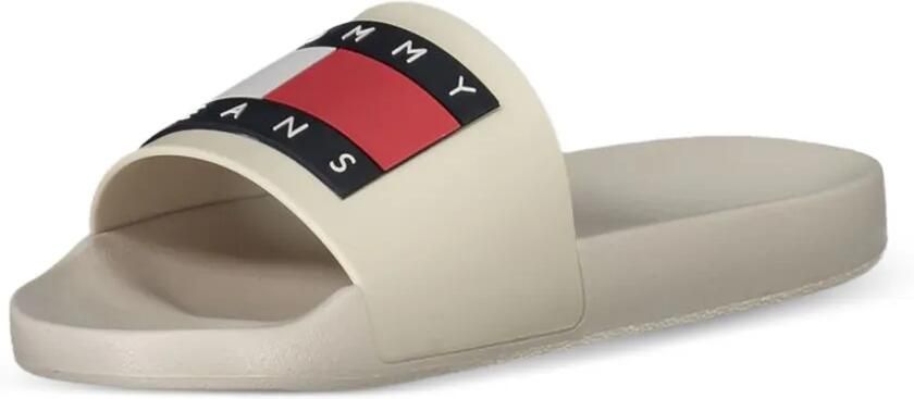 Tommy Jeans Slippers met logopatch Beige - Foto 2