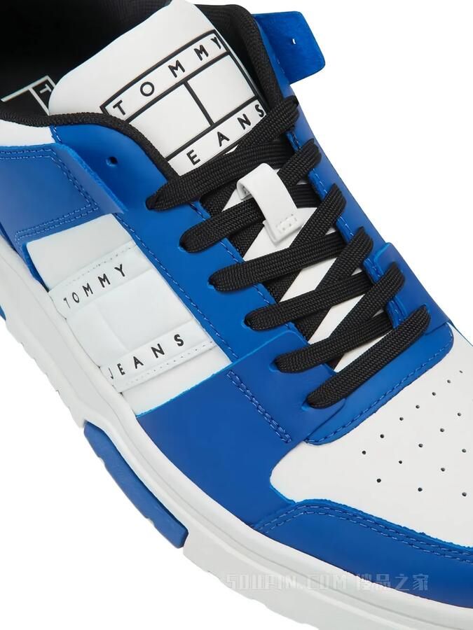 Tommy Jeans Sneakers met colourblocking Blauw - Foto 3