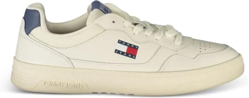 Tommy Jeans Sneakers met logopatch Beige