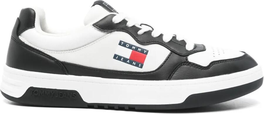Tommy Jeans Sneakers met logopatch Wit