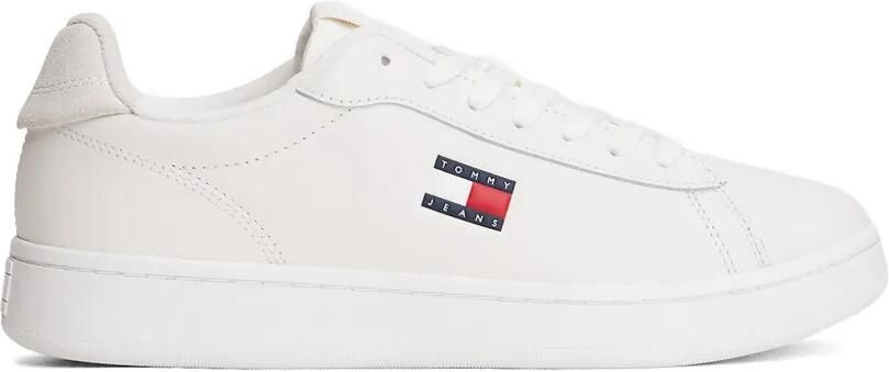 Tommy Jeans Sneakers met logopatch Wit