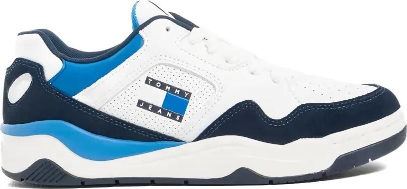 Tommy Jeans Sneakers met logopatch Wit