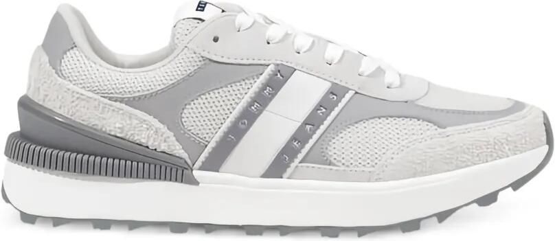 Tommy Jeans Sneakers met mesh vlakken Grijs
