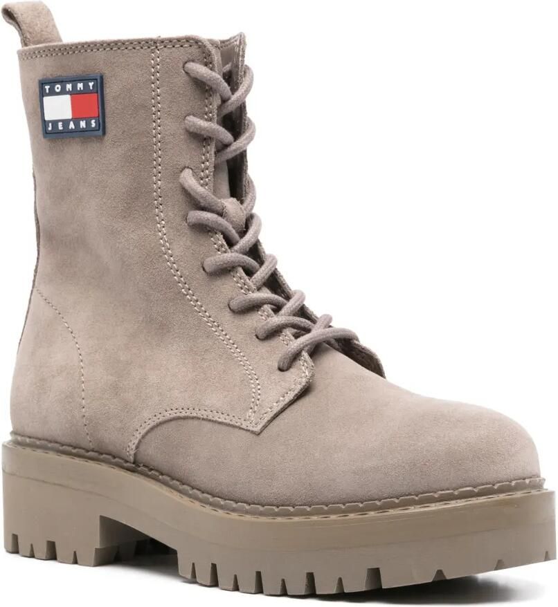 Tommy Jeans Suède veterlaarzen Bruin - Foto 2