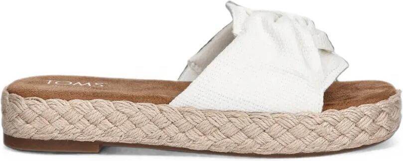 Toms Abby espadrilles met gedraaid detail Wit