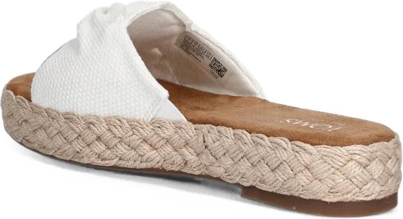Toms Abby espadrilles met gedraaid detail Wit - Foto 2