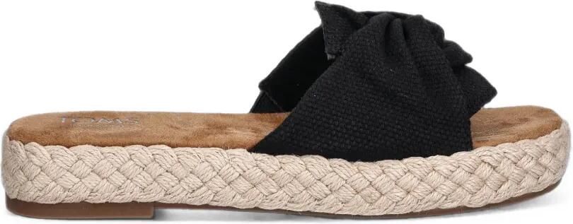 Toms Abby espadrilles met geknoopt detail Zwart