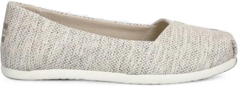 Toms Alpargata ballerina's met vierkante neus Grijs