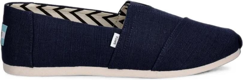 Toms Alpargata canvas slip-on ballerina's Blauw