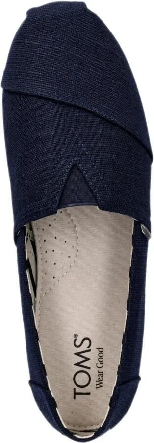 Toms Alpargata canvas slip-on ballerina's Blauw - Foto 4