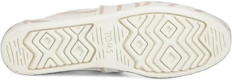 Toms Alpargata Classic gestreepte slip-ons Wit - Foto 4