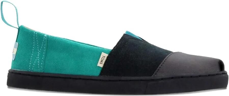 Toms Alpargata Cupsole "Black turquoise" sneakers Zwart