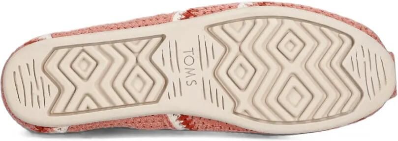Toms Alpargata gehaakte gestreepte espadrilles Roze - Foto 5