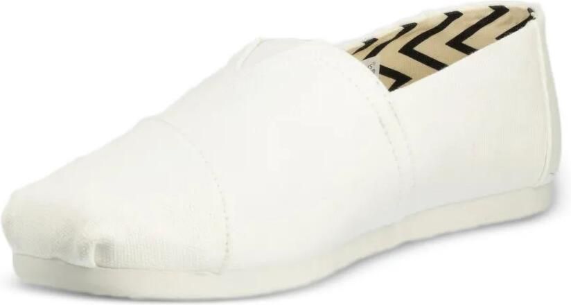 Toms Alpargata katoenen slip-on sneakers Wit - Foto 2