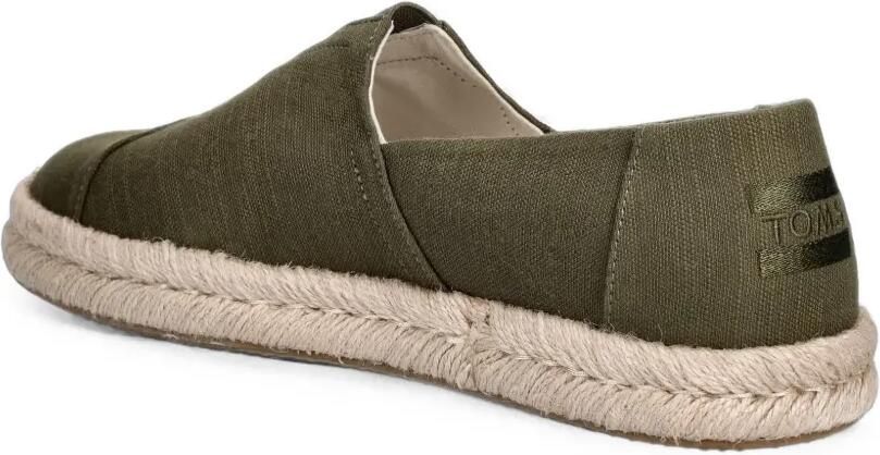 Toms Alpargata Rope 2.0 espadrilles met gevlochten zool Groen