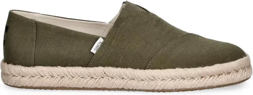 Toms Alpargata Rope 2.0 espadrilles met gevlochten zool Groen - Foto 5