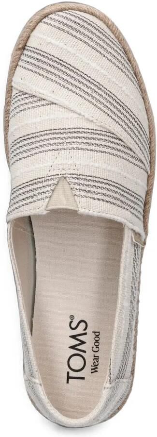 Toms Alpargata Rope gestreepte slip-on espadrilles Beige - Foto 4