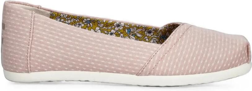 Toms Alpargata slip-on ballerina's met stippen Roze